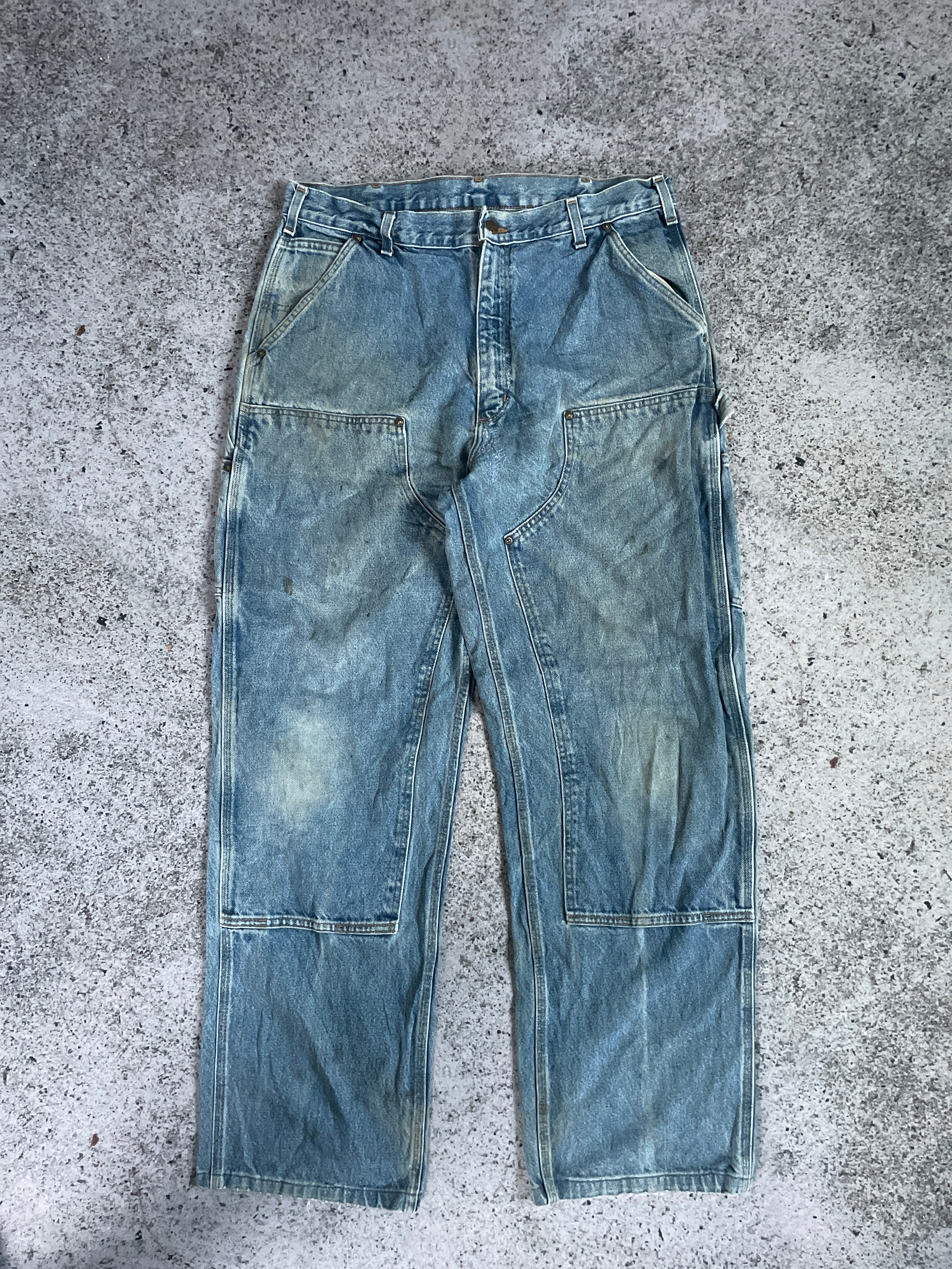 2000s Vtg Carhartt Double Knee Denim 34x32